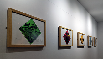 A view of 5 works from my solo exhibition.